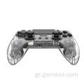 Transparebnt Wireless Gamepad Controller Joystick για PS4